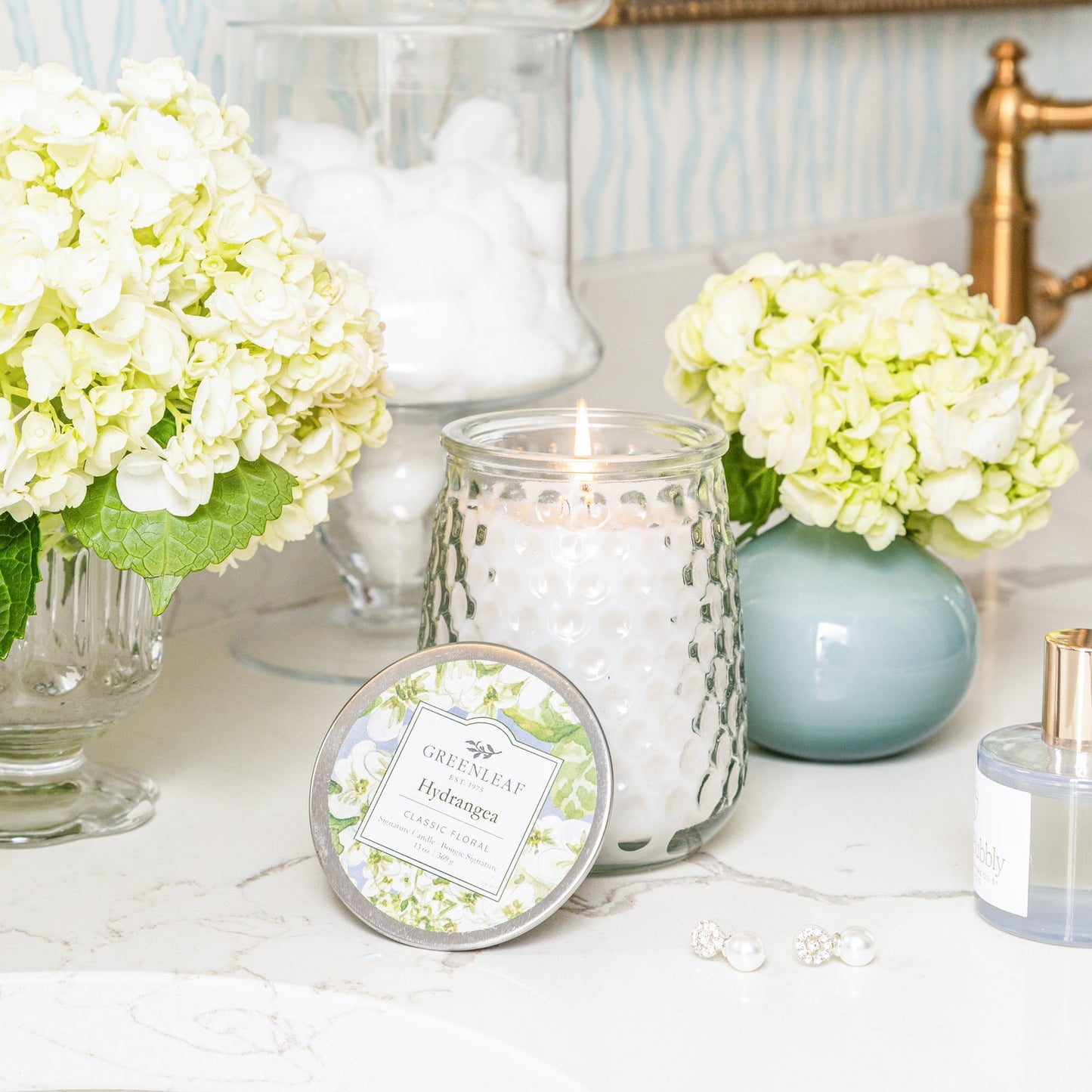 Greenleaf Hydrangea Signature Candle