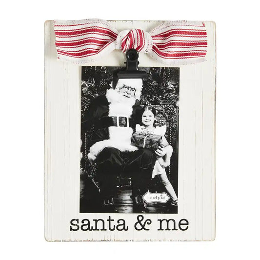 Mud Pie Santa and Me Picture Frame