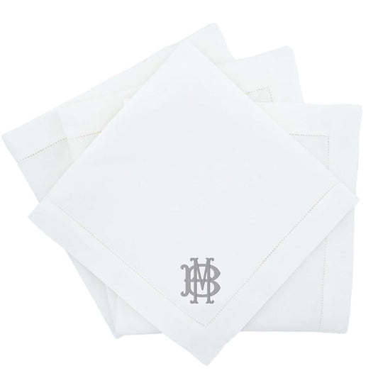 Monogrammed Napkins, Wedding gift, dinner napkins