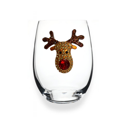 EXCLUSIVE - Rudy The Red-Nosed Reindeer Stemless Glassware