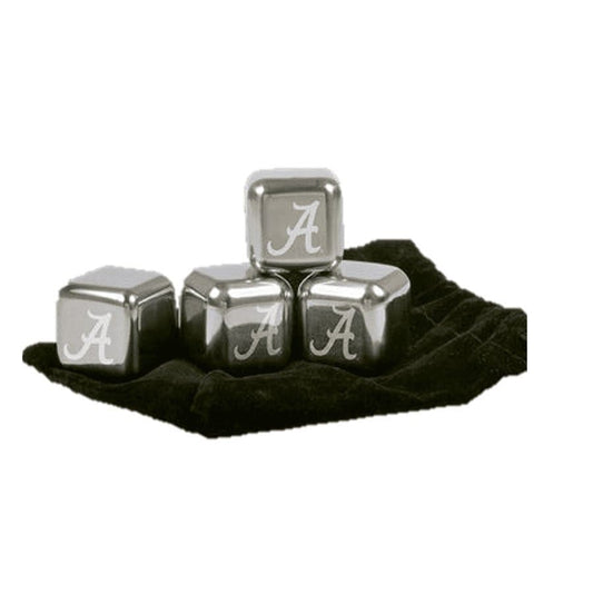 Crimson Tide Stainless Steel Whiskey Stone Ice Cube Set - CeCe's Home & Gifts