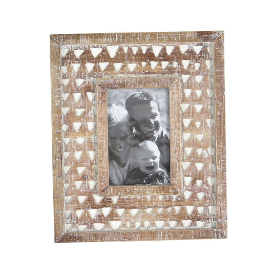 Foreside Home & Garden 4x6 Carved Wood Frame - CeCe's Home & Gifts