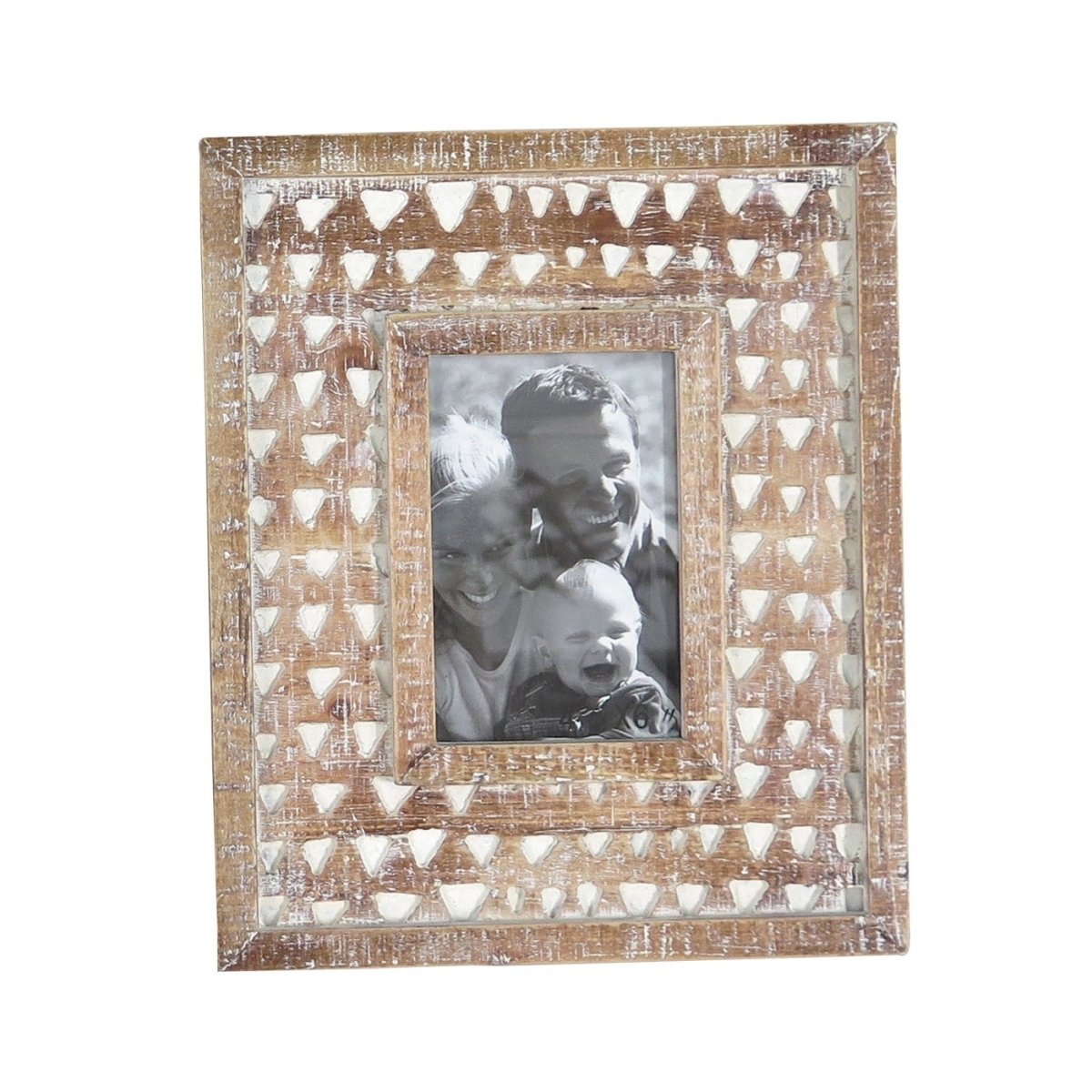 Foreside Home & Garden Foreside Home & Garden 4x6 Carved Wood Frame | CeCe's Home & Gifts