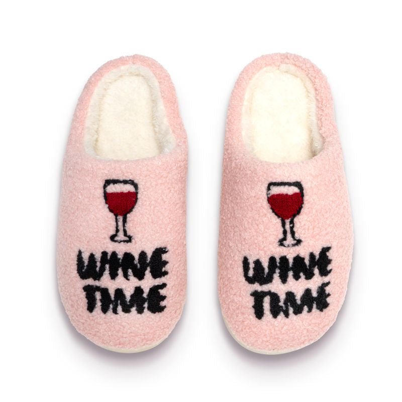 Living Royal Women's Wine Time Slippers | CeCe's Home & Gifts