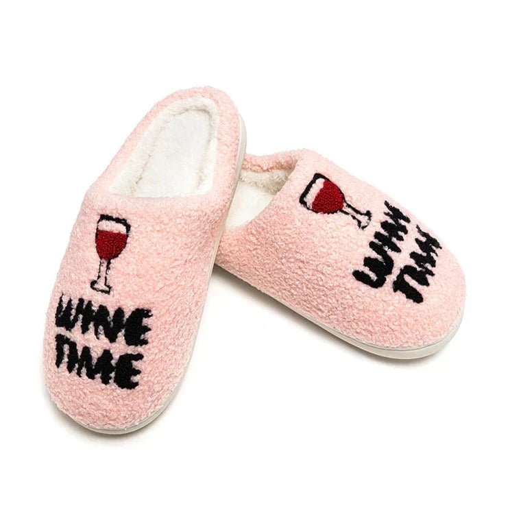 Living Royal Women's Wine Time Slippers | CeCe's Home & Gifts